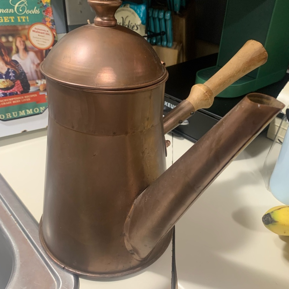 Brass tea kettle